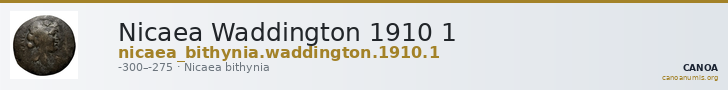 Nicaea Waddington 1910 1 — CANOA