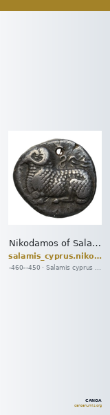 Nikodamos of Salamis Salamis BMC Salamis 31 — CANOA