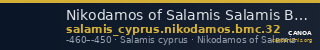 Nikodamos of Salamis Salamis BMC Salamis 32 — CANOA