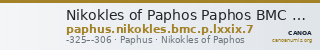 Nikokles of Paphos Paphos BMC Paphus p. lxxix, no. 7 — CANOA