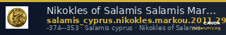 Nikokles of Salamis Salamis Markou 2011 294-300 — CANOA