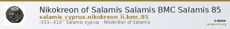 Nikokreon of Salamis Salamis BMC Salamis 85 — CANOA