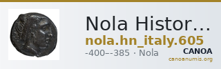 Nola Historia Numorum Italy 605 — CANOA