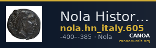 Nola Historia Numorum Italy 605 — CANOA
