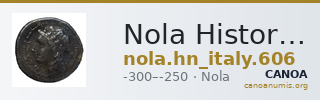Nola Historia Numorum Italy 606 — CANOA