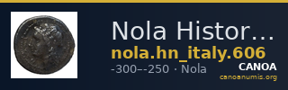 Nola Historia Numorum Italy 606 — CANOA