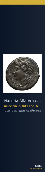 Nuceria Alfaterna Historia Numorum Italy 608 — CANOA