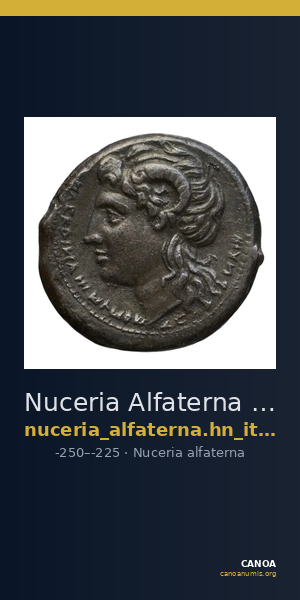 Nuceria Alfaterna Historia Numorum Italy 608 — CANOA