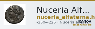 Nuceria Alfaterna Historia Numorum Italy 608 — CANOA