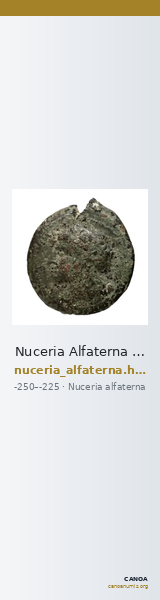 Nuceria Alfaterna Historia Numorum Italy 610 — CANOA