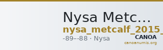 Nysa Metcalf 2015 A — CANOA