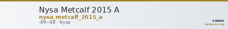 Nysa Metcalf 2015 A — CANOA