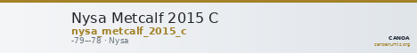 Nysa Metcalf 2015 C — CANOA