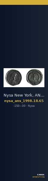 Nysa New York, ANS 1998.18.65 — CANOA