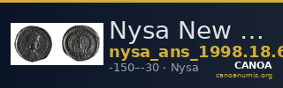 Nysa New York, ANS 1998.18.65 — CANOA
