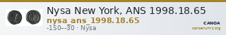 Nysa New York, ANS 1998.18.65 — CANOA