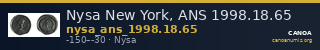 Nysa New York, ANS 1998.18.65 — CANOA
