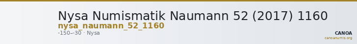Nysa Numismatik Naumann 52 (2017) 1160 — CANOA