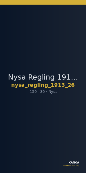 Nysa Regling 1913 26 — CANOA