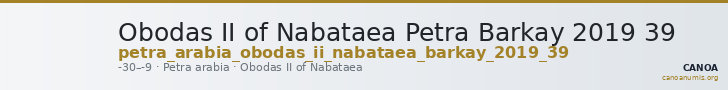 Obodas II of Nabataea Petra Barkay 2019 39 — CANOA