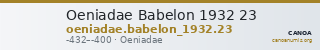 Oeniadae Babelon 1932 23 — CANOA