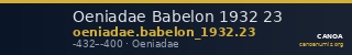 Oeniadae Babelon 1932 23 — CANOA