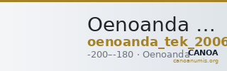 Oenoanda Tek 2006 2 — CANOA