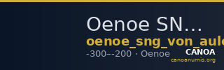 Oenoe SNG von Aulock 2286 — CANOA