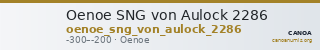Oenoe SNG von Aulock 2286 — CANOA