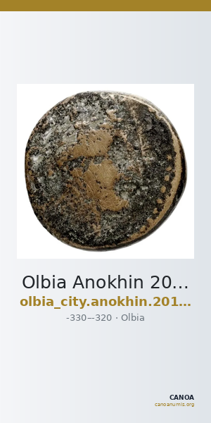 Olbia Anokhin 2011 246-60; 265-9; 273; 283, 288-9 — CANOA