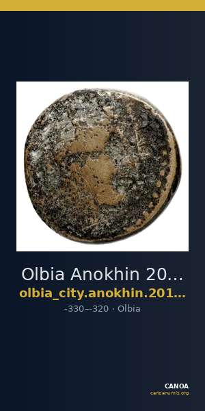Olbia Anokhin 2011 246-60; 265-9; 273; 283, 288-9 — CANOA