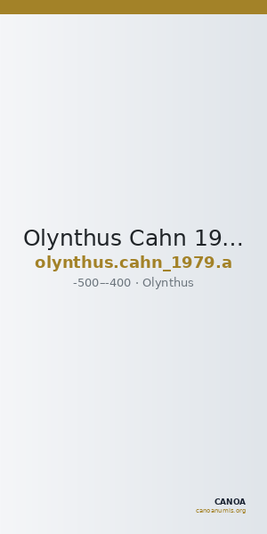 Olynthus Cahn 1979 Type A — CANOA