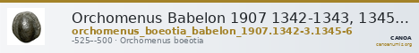 Orchomenus Babelon 1907 1342-1343, 1345-1346 — CANOA