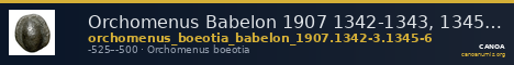 Orchomenus Babelon 1907 1342-1343, 1345-1346 — CANOA