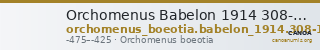 Orchomenus Babelon 1914 308-310 — CANOA
