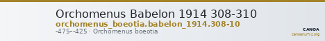 Orchomenus Babelon 1914 308-310 — CANOA