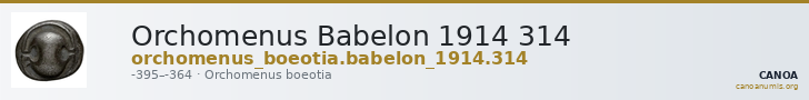 Orchomenus Babelon 1914 314 — CANOA