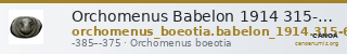 Orchomenus Babelon 1914 315-316 — CANOA
