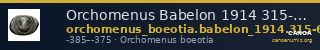 Orchomenus Babelon 1914 315-316 — CANOA