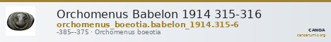 Orchomenus Babelon 1914 315-316 — CANOA