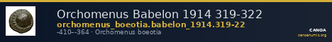 Orchomenus Babelon 1914 319-322 — CANOA