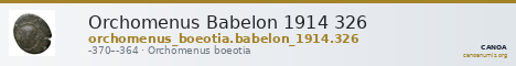 Orchomenus Babelon 1914 326 — CANOA