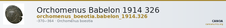 Orchomenus Babelon 1914 326 — CANOA