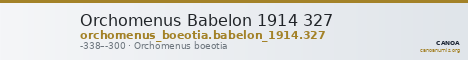 Orchomenus Babelon 1914 327 — CANOA