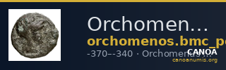 Orchomenus BMC Orchomenus 1-2 — CANOA