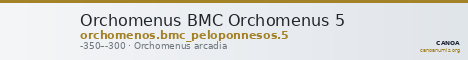 Orchomenus BMC Orchomenus 5 — CANOA