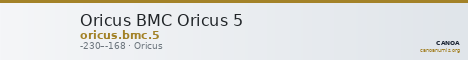 Oricus BMC Oricus 5 — CANOA