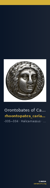 Orontobates of Caria Halicarnassus Konuk 1998 1 — CANOA
