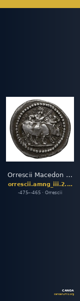 Orrescii Macedon AMNG III.2 1-2 — CANOA