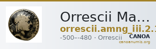 Orrescii Macedon AMNG III.2 18 — CANOA